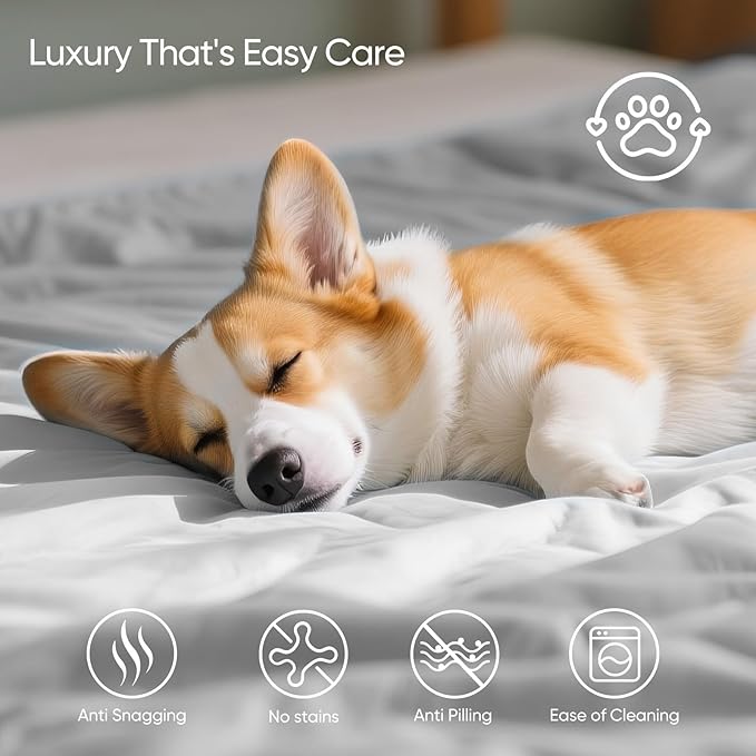 HLLBLL® Cooling Comforter, Ultra Cold Fiber Technology, All-Season Lightweight Blanket to Quickly Cool Down,Deep Sleep Throughout The Night