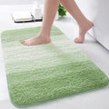 Arotive Microfiber Bathroom Rugs, Shaggy Soft and Absorbent Bath Rug, Non-Slip, Thick Plush Machine Washable Dry Bath Mats for Bathroom, Tub and Shower, 24x16, Sage Green, Rectangular