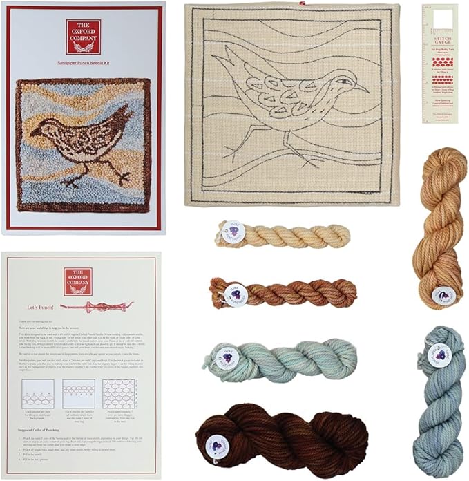 The Oxford Company Punch Needle Kit (Sandpiper)