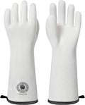 Silicone Oven Gloves- 15" Extra Long, Heat Resistant Oven Gloves with Fingers, Kitchen Oven Mitts Smoker Gloves for Baking, Grilling, Cooking, Food Grade, Waterproof (7/S)