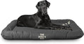 The Dog’s Bed Utility Waterproof Dog Bed, XXL, Grey – Extra Extra Large Outdoor Dog Bed for Giant Breeds, Durable Oxford Fabric, Tough YKK Zippers, Washable Removable Cover