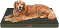 Tail Stories Orthopedic Dog Bed for Extra Large Dogs, XL Comfort Pet Mat for Large Sized Dog 44x32 Inch, Egg Crate Foam with Removable Washable Oxford Cover, Coffee