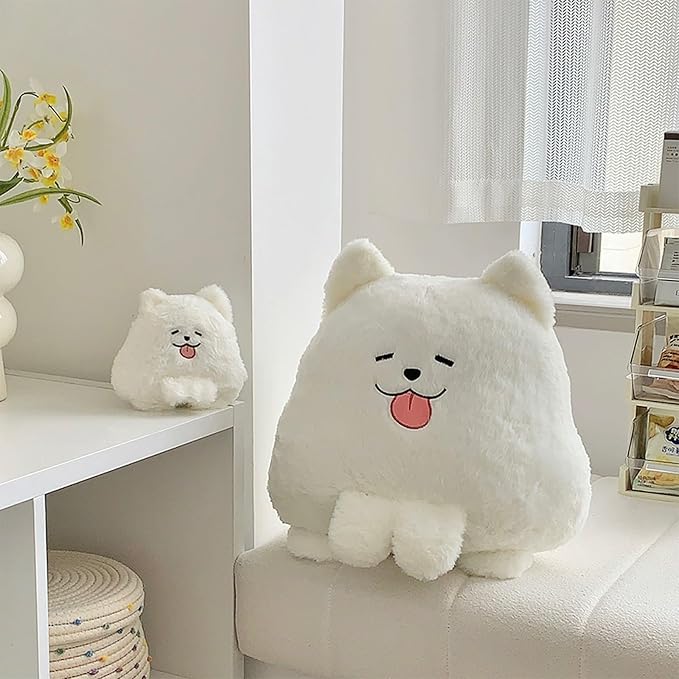 Goylmc Dog Plush Pillow,Dog Stuffed Animal, Home Decoration Gift for Kids Boys Adults (5.3 inch)