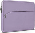 Laptop Sleeve Case 15.6 inch, Durable Portable Monitor Protective Cover with Front Pocket, Traveling Laptop Case Compatible for HP, Dell, Asus, Lenovo, Lavender