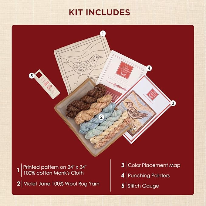 The Oxford Company Punch Needle Kit (Sandpiper)