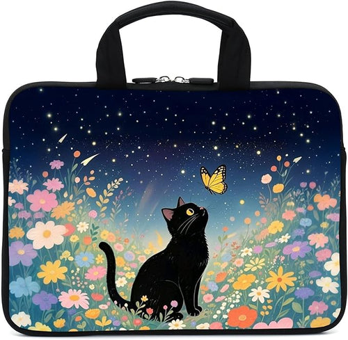 AMARY laptop sleeves 11.6" 12" Laptop Handle Bag Neoprene Notebook Carrying Pouch Chromebook Sleeves case (Cat-1)