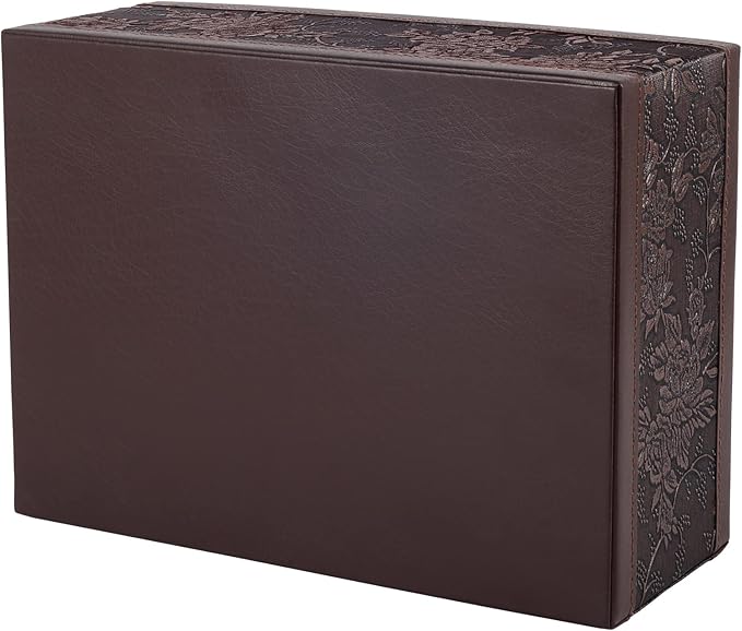 XNONE Tissue Box Cover Rectangle Retro Tissue Box Holder PU Leather Facial Tissues Organizer,Multifunctional Remote Control Stationery Storage Box,Home Office Supplies Car Napkin Caddy