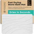 TOSORO - Stone Bath Mat, Diatomaceous Earth Non-Slip Stone Shower Mat - Quick Drying Absorbent Bath Mats for Bathroom - Elegant & Modern Design, Easy to Clean (23.5 x 15) - Sandstone