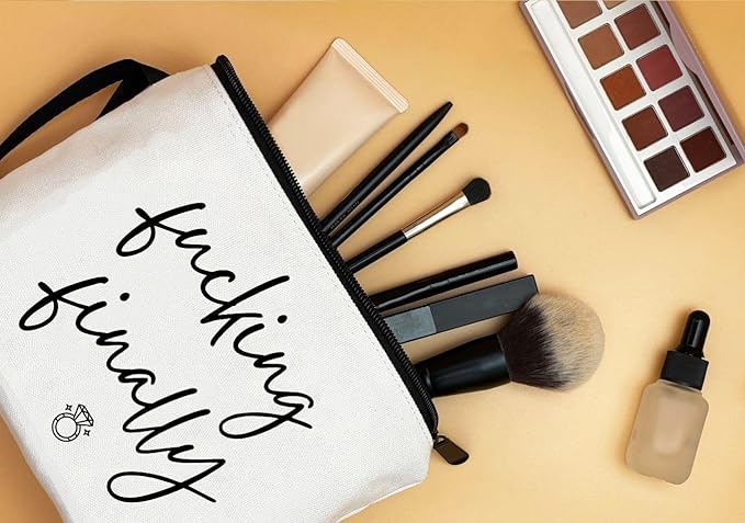ARIOSEY Bride To Be Gifts - Travel Makeup Bag, Engagement & Bachelorette Gifts