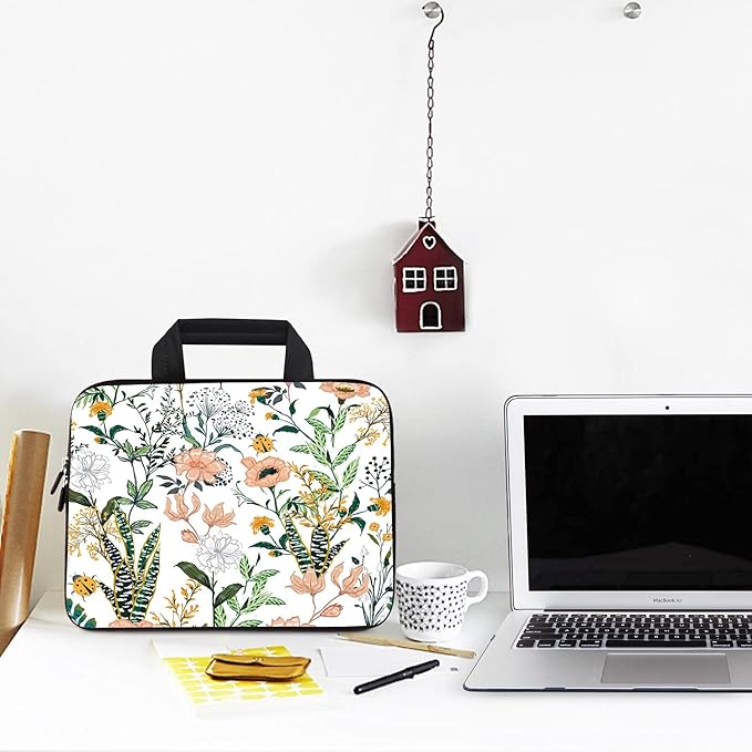 AMARY Laptop Sleeves 11.6" 12" Laptop Handle Bag Neoprene Notebook Carrying Pouch Chromebook Sleeves case Ultrabook Case Tablet Cover Fit Apple MacBook Air HP DELL Lenovo Asus (AMR12-09)