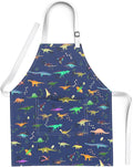 Kids Aprons for Girls and Boys, Toddler Apron with Pocket for Painting, Cooking, Baking, Gardening and Crafts