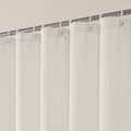 OVZME Stall Fabric Shower Curtain Set - 36x72, Waffle Weave 230GSM Heavy Duty Small Fabric Shower Curtains for Narrow Size, Machine Washable Bath Curtain with 12 Plastic Hooks, 36x72 Inch, Cream