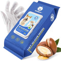 PUPMATE Pet Cleaning Glove Wipes for Dogs & Cats, Hypoallergenic Deodorizing Disposable Bathing Wipes,No-Rinse Grooming Wipes, Extra Thick,Perfect for Pet Dry Cleaning,Daily Care and Travel,24 pcs