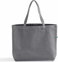 Large Recycled Cotton Canvas Tote Bag with Gusset – 12 Pcs Reusable Bag with Shoulder Straps, Canvas Tote Bags Bulk