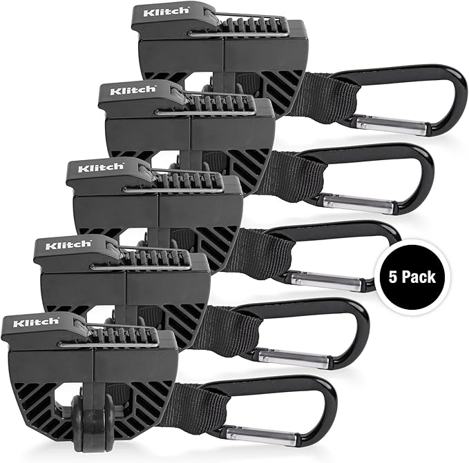 Klitch Footwear Clip, Shoe Bag, Hang Extra Shoes Cleats Boots or Gear on Your Bag.