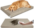 GUANGDEEN XXL Dog Crate Bed, Outdoor Waterproof Dog Beds Orthopedic Pet Mat with Removable Cover, Large Size Crate Mat