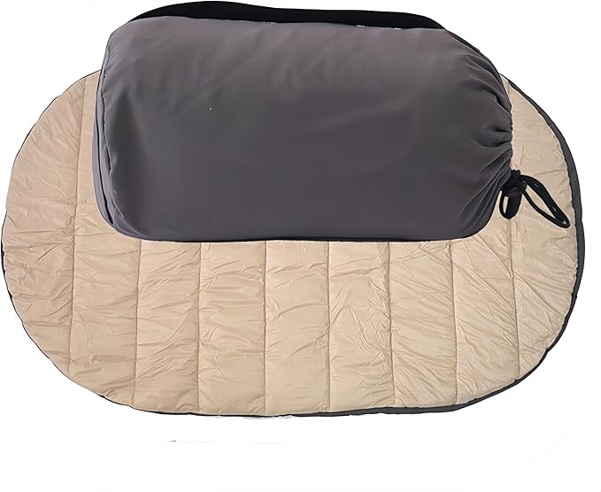 Outdoor Dog Bed, Camping Dog Bed,33.46“ x 27.26“, Washable & Foldable& Stain-Resistant, Waterproof Pets Mat, Indoor Outdoor Use, Easy Carry, Ideal for All Breeds, Reversible Portable Mat for Dogs
