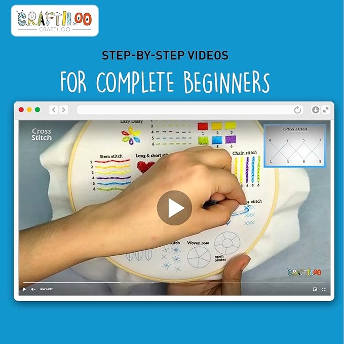 Embroidery Kit for Beginners Cross Stitch Kits for Beginners Needlepoint Kits for Adults Embroidery Kits for Adults Cross Stitch kit Heart