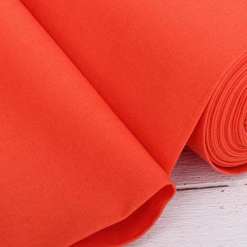 3 Yard Cut of Threadart Linen Fabric - Premium Cotton Linen Fabric for Embroidery, Cross Stitch, Apparel, Canvas, Home Décor- 55" Width - Carrot Orange