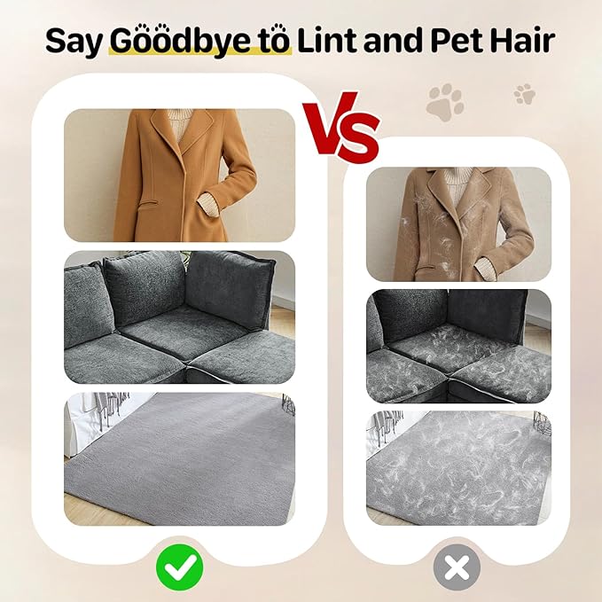 SEPNEST Electrostatic Pet Hair Remover Glove, Teal Mesh Fabric and Black, Reusable Dog Cat Hair Removal Tool for Furniture, Clothing, Car Seats (2 Pack)