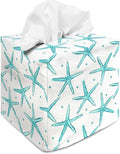 Tissue Box Cover Square Decorative Tissue Box Holder Cute Funny Cube Tissue Case Cover-Starfish Tissue Box Cover