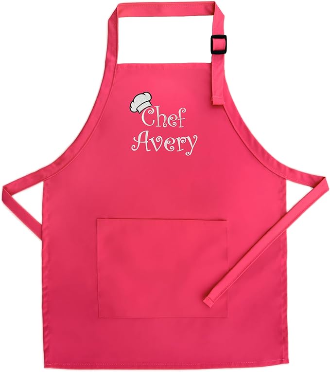 Personalized Kids Apron | Kid or Toddler Apron Sizes | Choice of Color and Thread