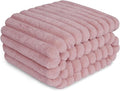 ZAKAPAWS Waterproof Dog Blanket for Couch, Luxury Plush Washable Large Dogs Blankets for Furniture Protection, Super Soft Calming Pet Blanket for Indoors (Pink, 50"x60")