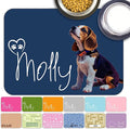 Personalized Dog Cat Food Mat Non-Slip Custom Dog Feed Placemat Water Absorbent Customized PU Mats for Pet Food and Water-Style5