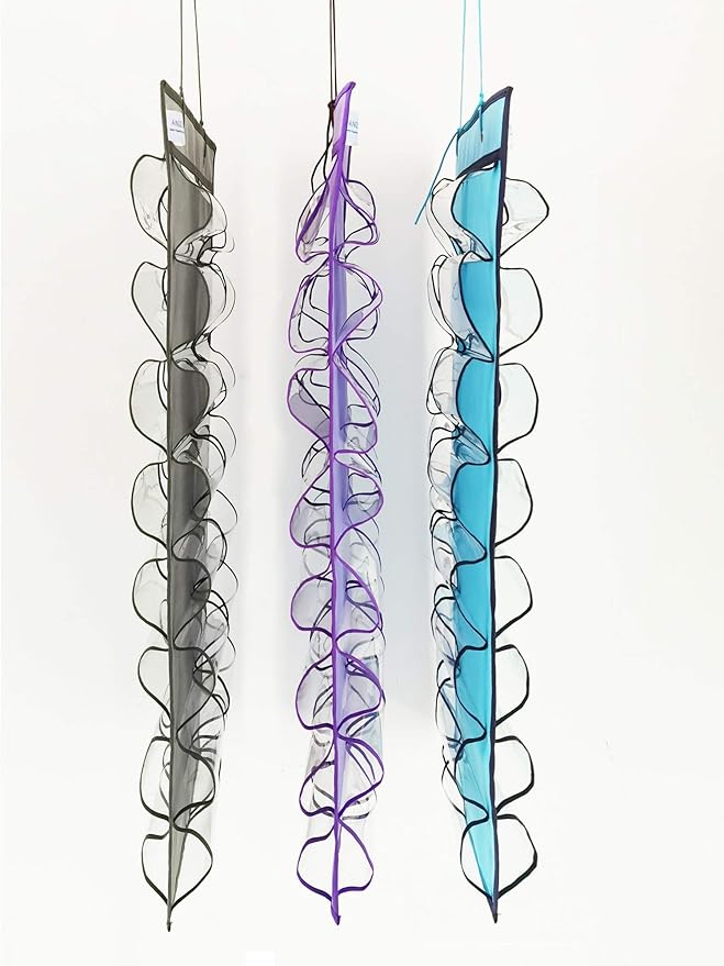 ANIZER Dual-sided Hanging Sunglasses Organizer Dust-Proof Glasses Storage Wall Pocket Eyeglasses Display Case with 32 Slots