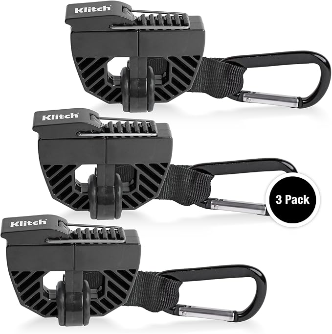 Klitch Footwear Clip, Shoe Bag, Hang Extra Shoes Cleats Boots or Gear on Your Bag.