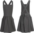 Kids Pinafore Apron, Cross Back Apron, Japanese Style Bib Aprons Home Clothes