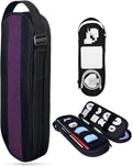SIDE BY SIDE Electronics Organizer Travel Case for Cables, Charger, Power Bank – Tech Bag for MacBook Accessories, Adapter – Slim Cord Organizer Bag with Gift Box for Travel & Daily Use