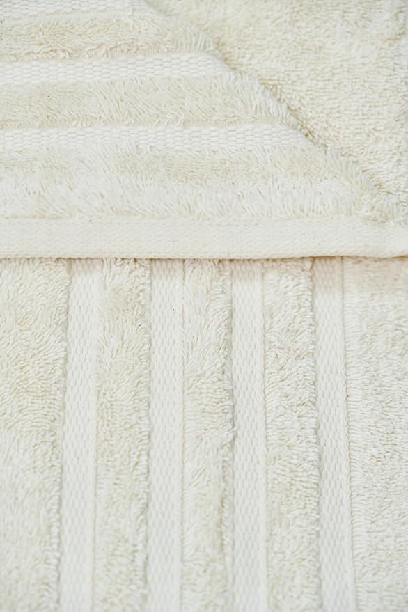 Texmpire Luxury Bath Sheets, 2 Piece Extra Large Bath Sheets (40x65 Inches), Highly Absorbent, Quick Dry, Premium, and Plush Bath Sheets, 100% Organic Turkish Cotton Towels for Bathroom (Beige)