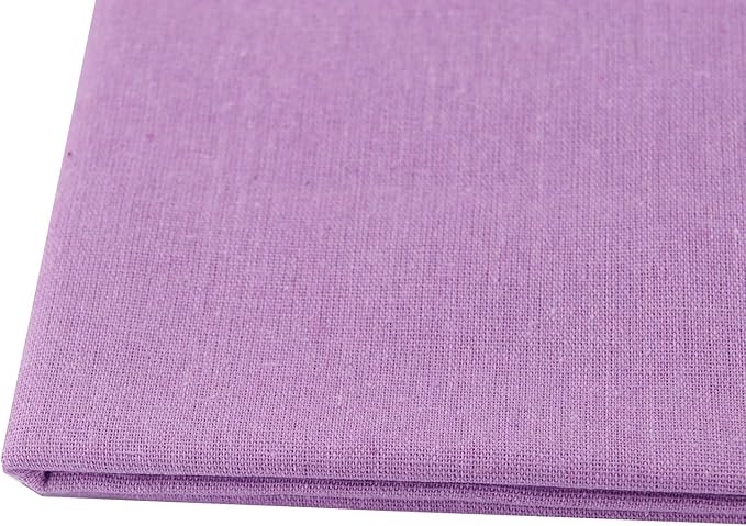 Rose Flavor Pre-Cut Quilting Linen Fabric,Craft Cloth,DIY for Sewing Crafting 60" by 1 Yard(Violet)