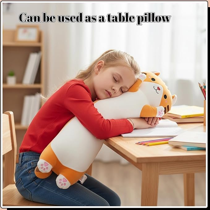 Shuoopen Long Capybara Plush Body Pillow Giant Stuffed Animal Soft Kids Sleeping Pillow, Kawaii Cute Capybara Plushies for Girls Boys Birthday (Brown,90cm/35.4inch)