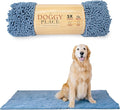 My Doggy Place Dog Mud Mat, 60" x 36" Faded Denim – Thick Microfiber Entry Rug for Snow, Mud & Salt – Absorbent, Quick-Dry, Washer-Safe & Non-Slip, X-Large