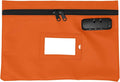 GIDABRAND Medicine Bag with Lock | 12x8 Inch Med Bag | Medication Bag for Traveling | Small Medication Travel Bag | Kids Medicine Bag | Pills Locking Zipper Pouch Storage Case Organizer (Orange)