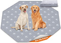PJYuCien Washable Pee Pads for Dogs 1 Pack, 67" x 26" Octagonal Non-Slip and Leak-Proof Pee Mat, Puppy Training Pads for Whelping, Playpen, Crate, Bed （24/30/36/42'' 8 Panels Pen）