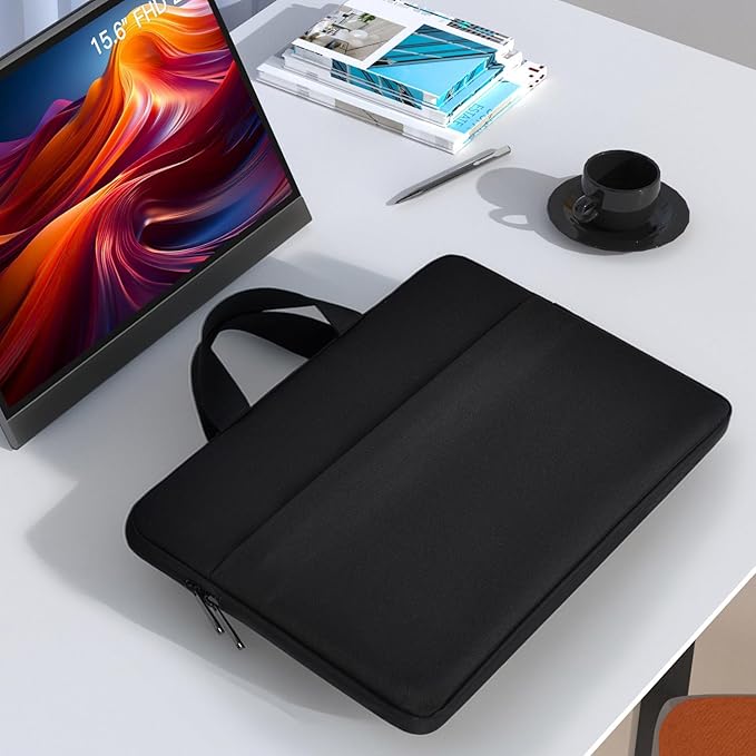 16.1 inch Portable Monitor Case Carrying Bag for Most 15.6/16.1 in Monitors, Compatible with MNN KYY Innoview ASUS Zenscreen 16" Portable Display Monitors