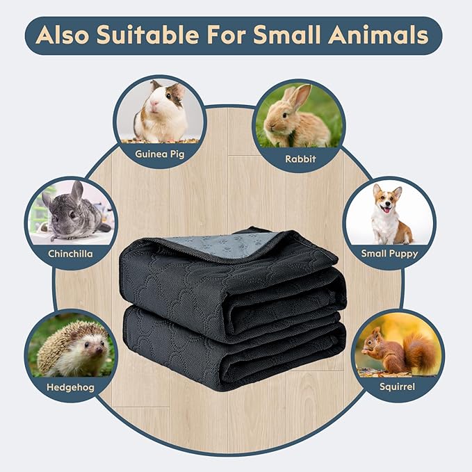 FunFurry Washable Pee Pads for Dogs - 4 Pack Reusable Pee Pads，Waterproof Puppy Pads，Pet Training Pads，Super Absorbent with Dog Paw Shape Non-Slip Backing (Dark Grey, 18" X 24" - 4 Pack)