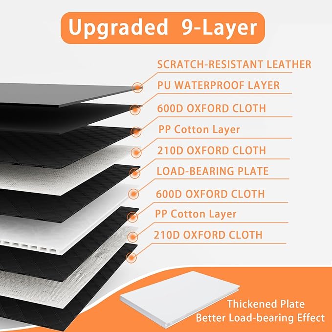 Sixheels Dog Back Seat Cover Hard Bottom Truck Back Seats Protector, Large Backseat Extender for Dogs, Car Pet Rear Seat Covers Waterproof Dog Hammock Travel Accessories for Truck