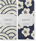 GEOMETRY Kitchen Tea Towels - Quick Dry Microfiber Dish Towels for Kitchen Every Bloom, 18" x 30" 2 Pack