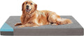 GOHOO PET Orthopedic Memory Foam Dog Bed, Cooling Dog Beds for Extra Large Dogs -Waterproof Pet Bed for Crate with Removable Washable Cover, XL(41inch,90Lbs)