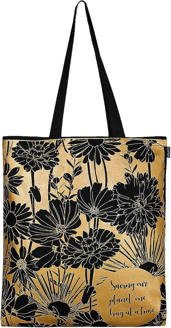 Eco Right Tote Bag for Women, Reusable Grocery Bag, Canvas Tote Bag for Shopping, Cotton Bag for Daily Use, Gifts for Women