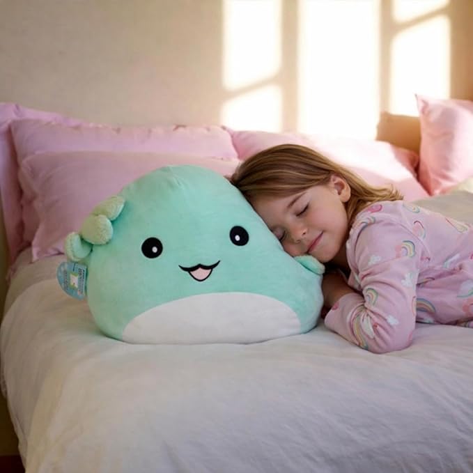 WORLD OF PLUSH 29-Inch Jumbo Axolotl Plush – Giant Stuffed Animal Toy for Kids & Adults – Soft Kawaii Squishy Plushie Pillow – Cute Axolotl Gift for Girls, Boys, Bedroom Decor