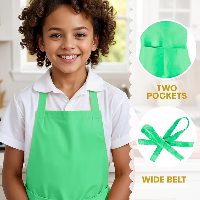 Personalized Kids Apron for Painting with Custom Name - Custom Artist Apron for Painting, Craft - Gift for Boys & Girls 3-13