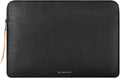 Comfyable Leather Laptop Sleeve Compatible with 16 Inch MacBook Pro M4 2024 & 15 Inch MacBook Air M4 M3 M2 2025, Black
