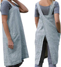 Women's Practical Cross Back Pinafore Apron with Large Pockets Home Kitchen,Restaurant,Coffee house,Cooking Gardening Works