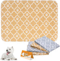 KOOLTAIL Washable Pee Pads for Dogs, 4 Packs Super Absorbent Leakproof & Non-Slip Dog Pee Pad Large, Reusable Puppy Training Pads Waterproof, Pet Mat Rug for Whelping,Floor,Crate Cats Animals, 24"x36"