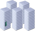 TOALLA 100% Cotton Washcloths - 60 Pack|700 GSM|Soft Face & Body Washcloths|Highly Absorbent|12 x 12 Inches|Blue